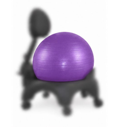Ballon Pilates violet pour chaise ergonomique Tonic Chair Confort