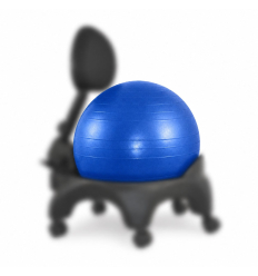 Ballon Pilates bleu pour chaise ergonomique Tonic Chair Confort