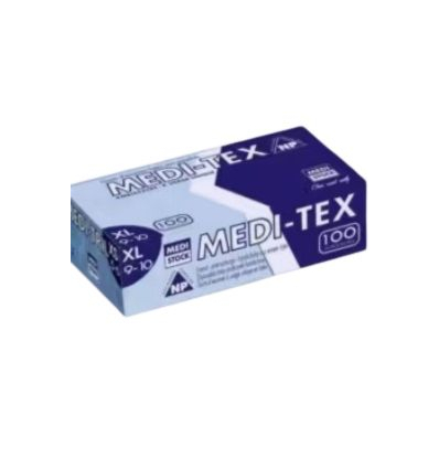 Boîte de 100 gants d'examen médicaux en latex non poudré