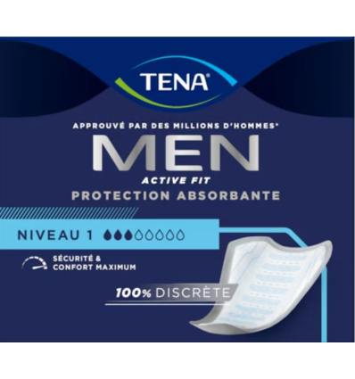 Protection absorbante pour homme Tena Men Active Fit Niveau 1