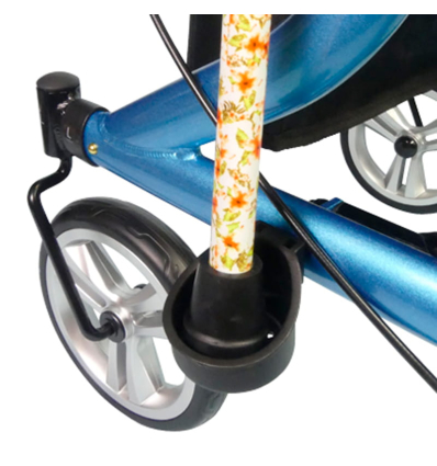 Déambulateur 4 roues léger et pliable avec siège Neo Easy avec porte-canne
