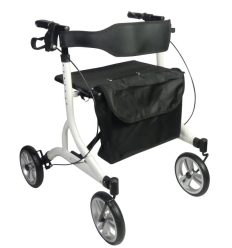 Déambulateur 4 roues léger et pliable avec siège Neo Easy blanc