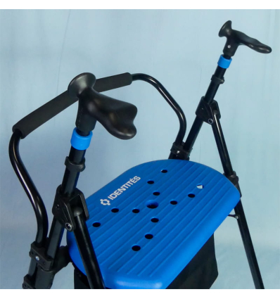 Déambulateur 2 roues pliable Air On Plus Forta bleu