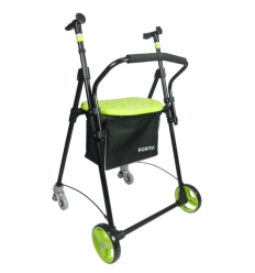 Déambulateur 2 roues pliable Air On Plus Forta vert pistache