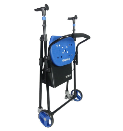 Déambulateur 2 roues pliable Air On Plus Forta bleu