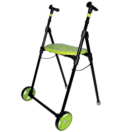Déambulateur 2 roues pliable et ultra léger Air On vert pistache