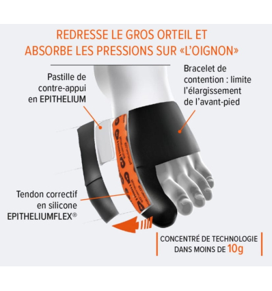 Orthèse corrective pour hallux valgus Sport Epitact