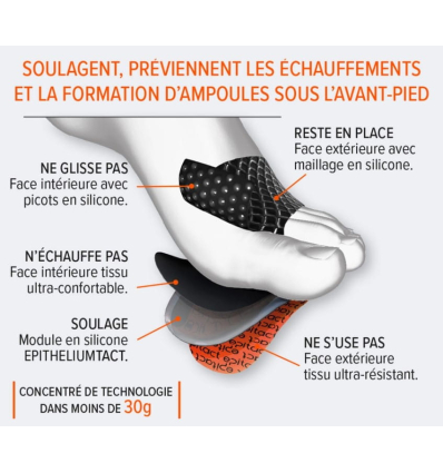 Protections plantaires Epitact pour le sport