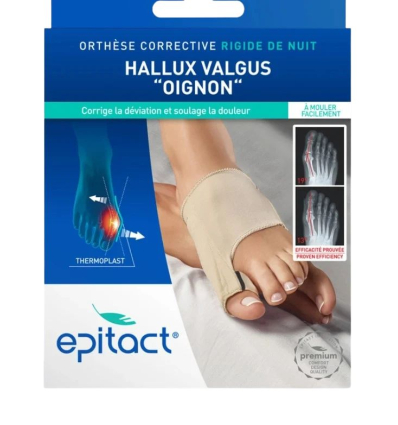 Orthèse rigide de nuit pour hallux valgus Epitact®
