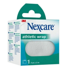 Bande de maintien cohésive blanche Nexcare 7,5 cm × 2,5 m