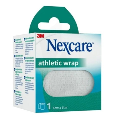 Bande de maintien cohésive blanche Nexcare 7,5 cm × 2,5 m