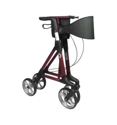 Déambulateur extérieur 4 roues léger et pliable Magnus prune