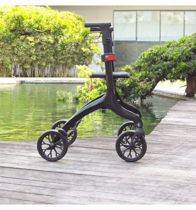 Déambulateur 4 roues compact en carbone Toronto Qunn