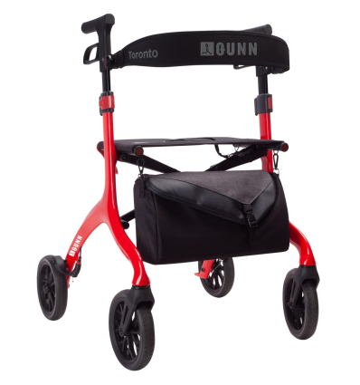 Déambulateur 4 roues compact en carbone Toronto Qunn