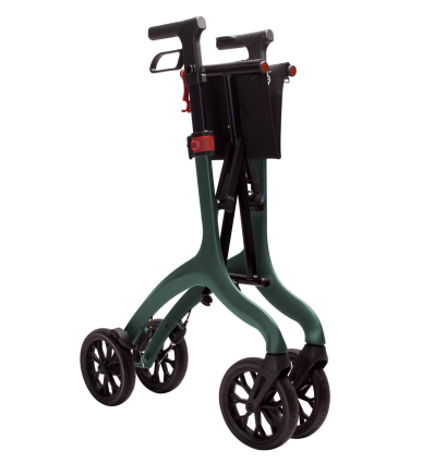 Déambulateur 4 roues compact en carbone Toronto Qunn pliable