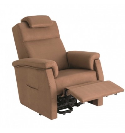 fauteuil releveur 1 moteur fino marron invacare