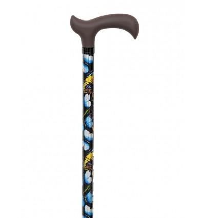 Canne de marche réglable Derby Fashion butterfly herdegen