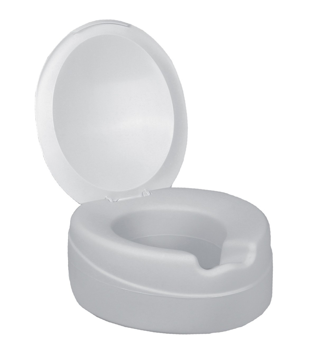 Rehausse WC Contact Plus Néo avec couvercle - Medical Domicile
