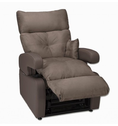 Fauteuil releveur Cocoon 2 moteurs - design 2ème génération grège