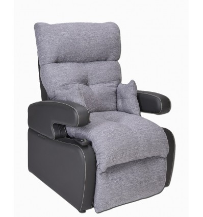 Fauteuil releveur Cocoon 2 moteurs - design 2ème génération gris chiné