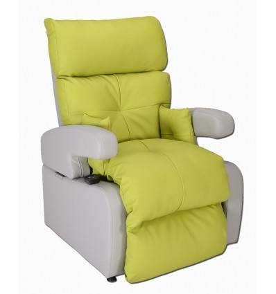 Fauteuil releveur Cocoon 2 moteurs - design 2ème génération pistache