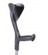 Paire de cannes anglaises noires Evolution Herdegen