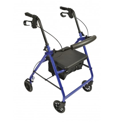 Déambulateur 4 roues léger et pliable Alubest Herdegen