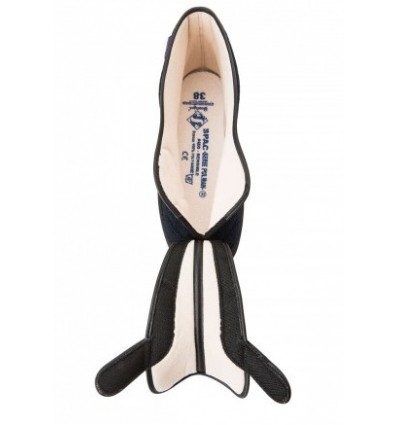 Chaussures orthopédiques homme Chut New Harlem Pulman noir avec grande ouverture