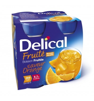 Delical boisson fruitée 4x200 ml