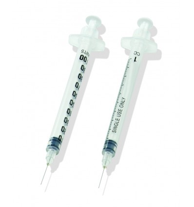 Seringue à tuberculine avec aiguille