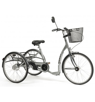 Vermeiren tricycle pour adulte 2219 Lagoon avec assistance électrique gris