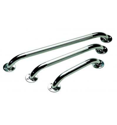 Barre d'appui acier chromé 
