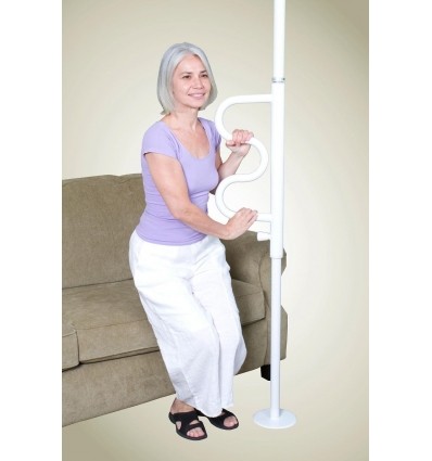 Barre d'appui curve sol-plafond