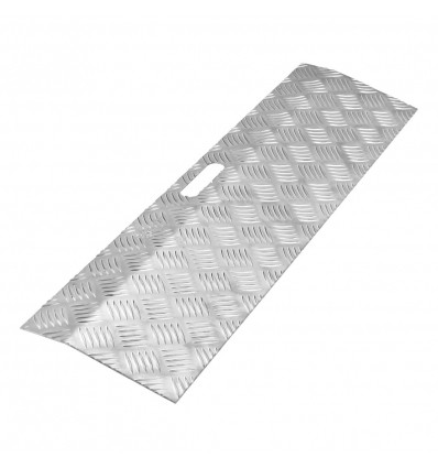 Seuil aluminium pour rollators ou fauteuils