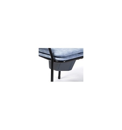 Seau avec couvercle pour chaise percée 9062