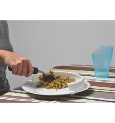 Assiette compartiment avec rebord - Aide technique repas - Tous Ergo