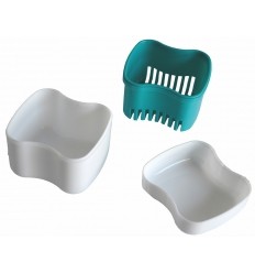Boite à dentier avec panier