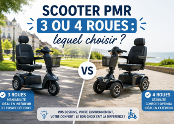 Scooter PMR 3 ou 4 roues : lequel choisir ?